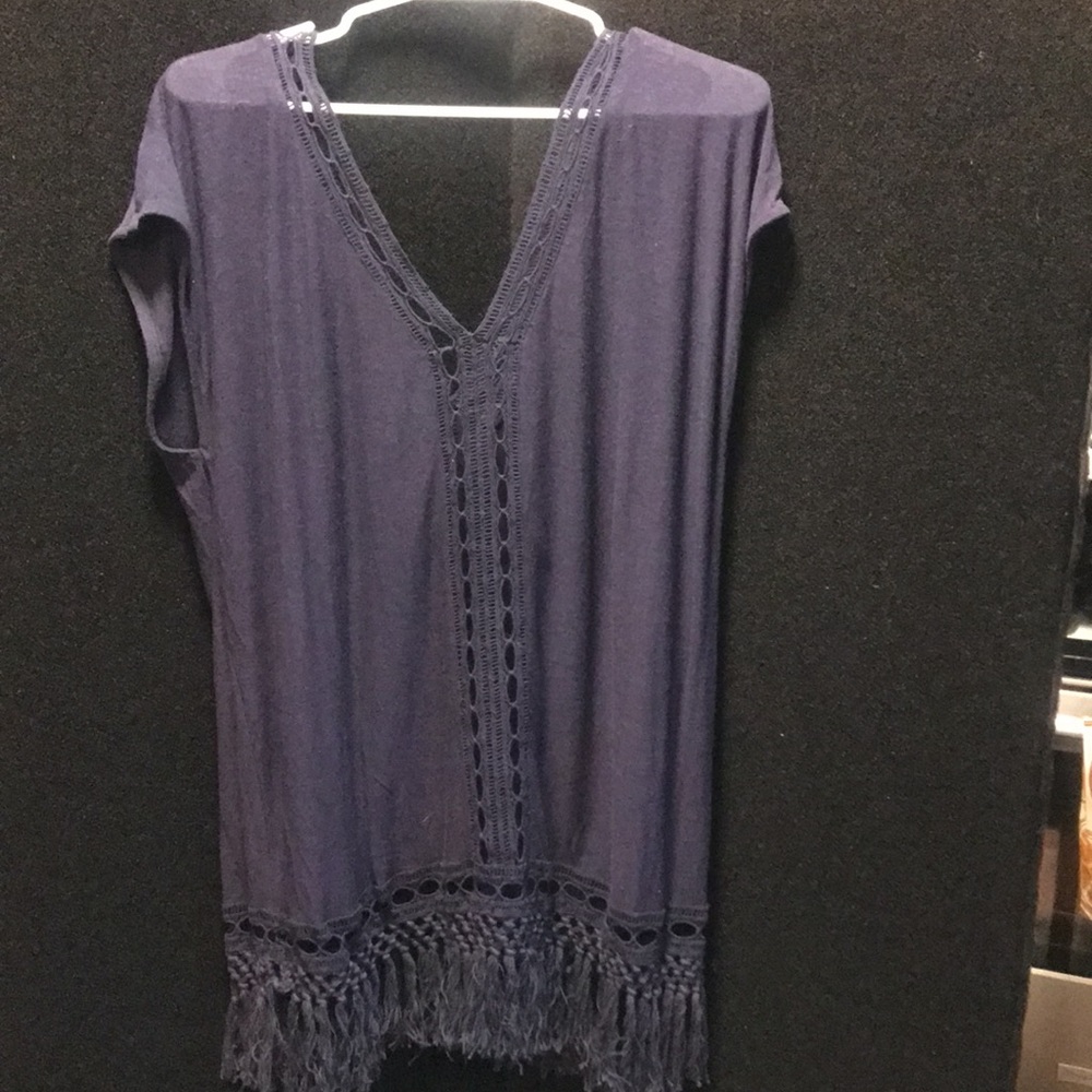 L*Space navy med/L tunic top - Picture 5 of 7